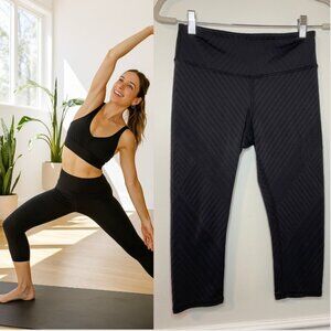 Alo Yoga Airbrush Stripe Cropped Leggings S